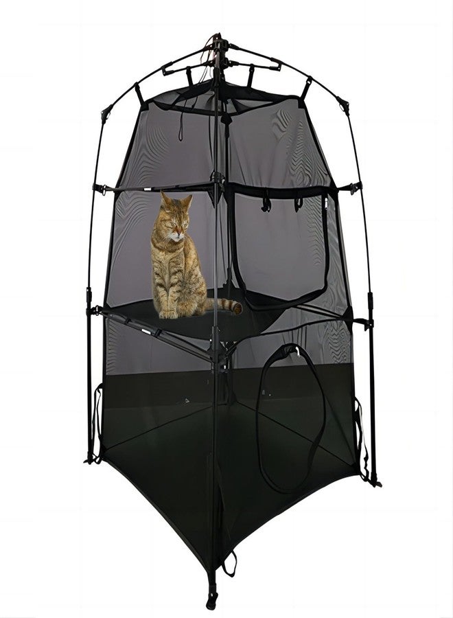 Hi Suyi Portable Pop Up Pet Cat Tents Enclosures for Outside Patio - Image 1